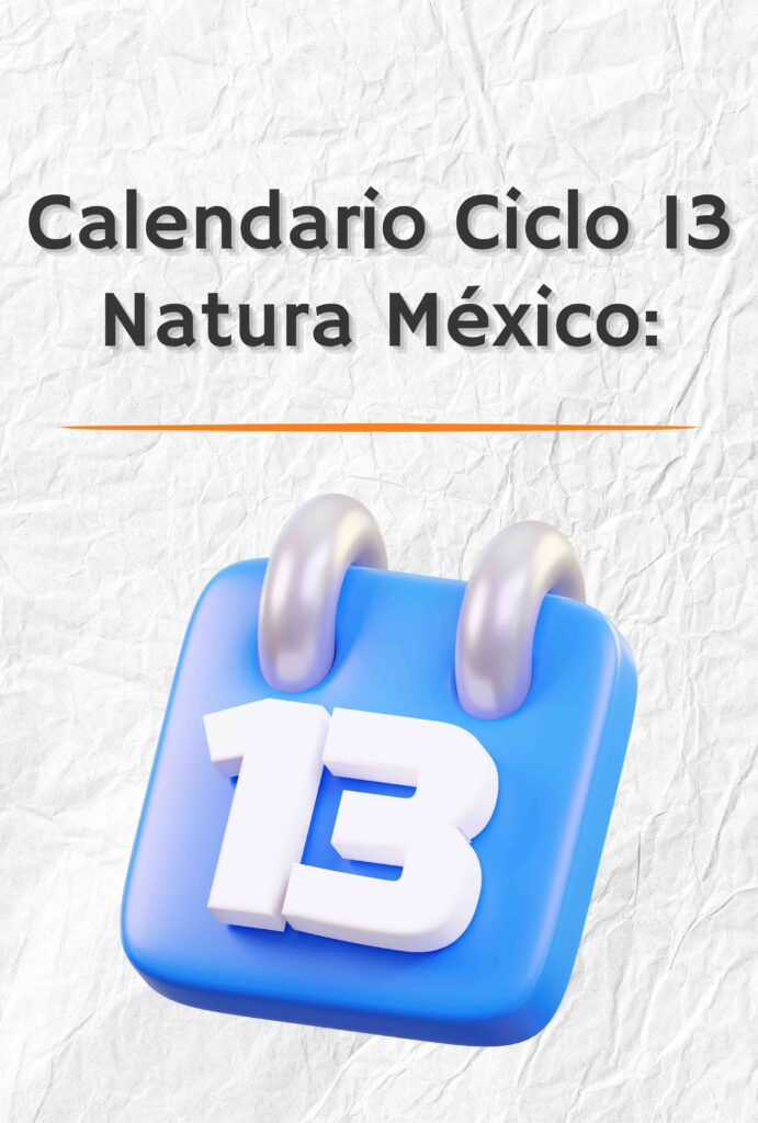 Calendario Natura México Ciclo 13 2024 Descargar PDF