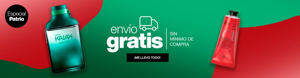 Especial Mes Patrio tienda Natura Envío Gratis